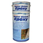 Damp Proof Epoxy Resin Water Based Paint for Garages, Walls, Basements and Tanks - 5L (Clear)