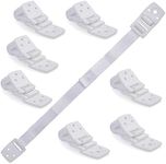 Bébé Earth Anti-Tip Straps (8-Pack) - Baby Proofing & Child Safety Kit, White