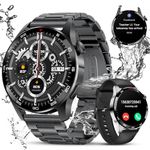 FOXBOX Smart Watch for Men Answer/Make Calls, 1.32" Smartwatch IP67 Waterproof, 90+ Sport Modes Fitness Tracker Calories Sleep Heart Rate Blood Oxygen Monitor Step Counter for Android iOS