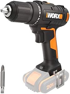 WORX - Perceuse-visseuse sans fil 20V - 40Nm ⌀13mm- WX108.9 (Livrée sans batterie ni chargeur, 1 double embout)