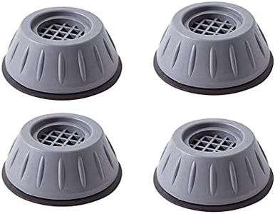 MWELLEWM Shock and Noise Cancelling Washing Machine Support, Noise Reducing Anti Slip Anti Vibration Rubber Anti-Walk Dryer Washer Vibration Feet Pads,Washing Machine Stabilizer