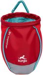 Kurgo Go Stuff It Dog Treat Bag, Training Treat Pouch Bag for Dogs, Treat Pouches for Pets, Hands-Free Pouch Waist, Reflective, Includes Carabiner (Chili Red)