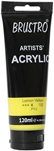 BRUSTRO Artists Acrylic Paint 120ml Lemon Yellow