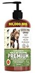 Crocx Hemp Oil Série Pro for Dogs and Cats (236 ml) Natural, 90000MG 100% pure HEMP OIL. THC & CBD Free Supplement Helps Relieve Joint & Hip | Anxiety Support | Prevents Hair Loss | No CBD