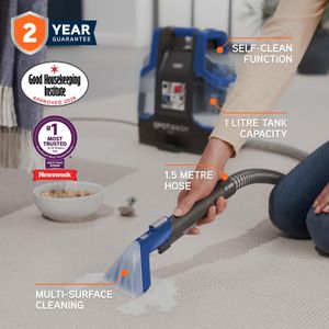VAX SpotWash Duo Spot Cleaner – Portable Carpet & Upholstery Cleaner