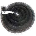 Hedgehog Gutter Brush Leaf Guard 125mm x 4m Length Black