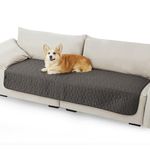 Bedsure Waterproof Dog Blanket for Dogs Washable - 76x182 cm Anti-Slip Dog Bed Covers for Couch Protection, Soft Pet Blanket Anti Scratches Dirty for Bed Furniture, Dark-Grey