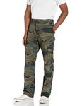 Dickies, Men's, MECHANICAL STRETCH CARGO PANT REGULAR, HUNTER GREEN CAMO, 32W / 30L