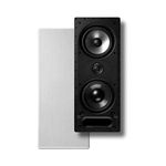 Polk Audio Vanishing Series 265-LS In-Wall 3-Way Loudspeaker, Dual 6.5" Dynamic Balance Drivers & 1" Ring-Radiator Tweeter, Polk Audio PowerPort Technology, Rotating Cam System for Easy Installation, White, 265LS