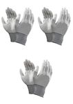 SAFEYURA Carbon Fiber ESD Gloves Anti Static/Skid PC computer Electronic working Safety Gloves - 3 Pairs