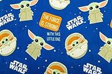 Baby Yoda Fleece Blanket | Star Wars The Mandalorian The Child Design | Super Soft Blanket | Perfect For Any Bedroom, Polyester, 100 x 150cm