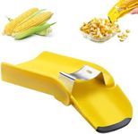 Corn Cob Stripper, Corn Peeler Stainless Steel, Corn Stripper for Corn on the Cob, Corn on the Cob Remover, multifunctional Kitchen Grips, Quick Corn Kernel Remover Tool with Hand Protect