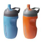 Tommee Tippee Insulated Sportee Bottle, 9oz, 12+ Months, Trainer Sippy Cup for Toddlers, Spill-Proof, Easy to Hold Handle, Pack of 2