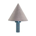 MINLAYCUT Diamond Beveling Chamfer Bits 50mm Diamond Cone Tile Bit Countersink Drill Bits Hex Shank for Enlarging Trimming and Existing Holes