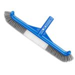 SunMine Swimming Pool Brush Head 17.5 inch for Pool Walls & Tiles & Floors & Corners Scrub with Premium Strong Nylon Bristles (Pole Not Included)