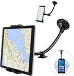 EEEKit Car Phone Mount Holder, 360° Rotation Car Tablet Holder Long Arm Suction Cup Dashboard Windshield Auto Phone Mount Cradles for 4.7-11 Inches Tablet iPad iPhone Samsung Huawei SmartPhone