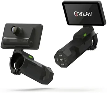 1080p Full HD Photo & Video Digital Rifle Scope, WiFi Night Vision Clip on Rifle Scope,Built-in 850nm IR Light ,5” IPS Screen Portable Infrared Rifle Scope for Night Hunting, Camping, Surveillance