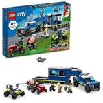 LEGO City Police Mobile Command Truck 60315 Building Kit; Toy Police Construction Playset for Kids Aged 6 and up (436 Pieces)