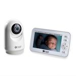 Tommee Tippee Dreamview Audio and HD Baby Monitor, Night Vision, 2-Way Talk Audio, Portable 5 Inch Display Parent Unit with 250m Range, Soothing Sounds, USB Rechargeable