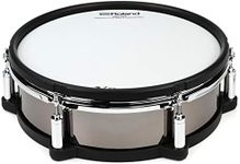 Roland PD-128 Electronic V-Drum Pad, 12-Inch, Black-Chrome