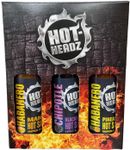 Hot Headz - Fruity Hot Sauce Gift Set Including 3x 148ml Hot Chilli Spicy Sauces. Selection Box For Any Dishes and Snacks. All Natural Flavours, Ideal As A Marinade And For Dipping.