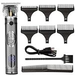 MEGZI 214 Professional Hair Trimmer for Men,Beard Trimmer for Men Rechargeable,Zero gapped Cordless Razor Shavers T Liners for Beard Trimmer Men Clippers