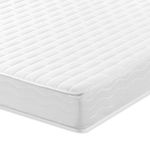 Zinus ValueComfort Double Mattress - Bonnel Spring Mattress 135x190 cm - Mattress Height 18 cm - Medium Firmness Mattress, White