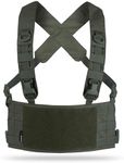 YAKEDA Tactical Chest Placard Mini Rig with UTX Buckles,Molle Modular Micro Chest Placard Mini Rigs