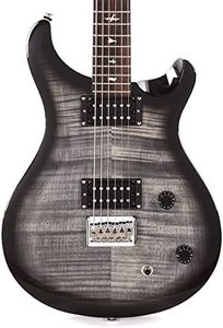 PRS Guitars 6 String SE 277 Baritone Charcoal Burst with Gig Bag, Right (100466:CA)