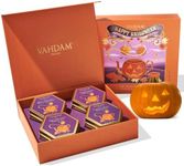 VAHDAM, Halloween Tea Gift Sets (7.05oz/100+ Cups) Limited Edition, Pumpkin Spice Tea | 4 Loose Leaf Tea - Chai Tea, Herbal Tea | Halloween Gifts for Women & Men, Halloween Gifts for Him/Her