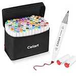 Caliart Markers, 100 Colors Dual Ti