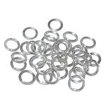 Home Sewing Depot 50 Pack - 3/8 Inch Clear Polycarbonate Rings, NON Breaking