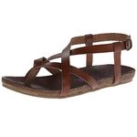 Blowfish Women's Granola Fisherman Sandal, Whiskey Dyecut PU, 6.5 M US