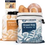 2-Pack Bread Bags to Keep Fresh, Re