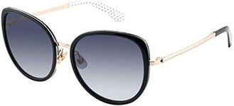 Kate Spade New York Women's JENSEN/G/S Sunglasses, BLACK, 57