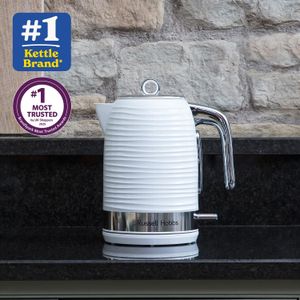 Russell Hobbs Inspire 1.7L Electric Kettle – Fast Boil, White, Cordless