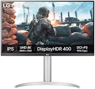 LG UHD Monitor 27UP650K – 4K IPS 27 inch, 60Hz, 5ms, DCI-P3 95%, DisplayHDR 400, High Resolution Content Creation Display, Built-in Speakers, HDMI, DisplayPort, White