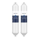 2 x Glacier Fresh Water Filter Replacement for Samsung Side by Side, DA29-10105J, HAFEX/EXP, DA99-02131B, WSF-100, EF9603, LG, HAIER Inline Water Fitters (External)