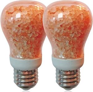 WBM Smart E26 Led Light Bulb 7 Watt Himalayan Salt Bulb 30000 hrs Years Life Dimmable Led Light Bulb (Pack of 2)