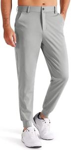 Libin Men's Dress Pants Work Golf Pants Sweatpants Joggers Pants Track Athletic Casual Yoga Pants Clothing Travel Gym Pockets Stretch Fashion Lounge Yoga Elastic Workout Business, Oyster Grey 2XL