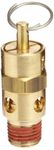 Control Devices - ST25-1A200 ST Series Brass ASME Safety Valve, 200 psi Set Pressure, 1/4" Male NPT