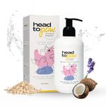 HEAD TO PAW Itch Relief Shampoo for Dogs & Cats of All Breeds (300ml) Soothes Itchy & Irritated Shampoo for Pets with Aloevera, Coconut & Levender Extract | Ph Balanced, Soothing, Calming, Itch Relief