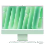 Apple 2024 iMac All-in-One Desktop Computer with M4 chip with 10-core CPU and 10-core GPU: Built for Apple Intelligence, 60.96 cm (24″) Retina Display, 16GB Unified Memory, 256GB SSD Storage; Green