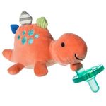 Mary Meyer Baby Dummy WubbaNub Infant Pacifier Soother, 15.24 cm, Pebblesaurus Dinosaur