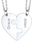 Custom Personalized Jewelry Friend Engraved Necklaces