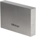 Mitutoyo - 611201-541 Steel Rectangular Gage Block, ASME Grade AS-1, 1.0" Length