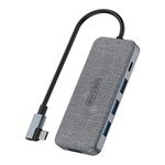 ZSIMC USB C Hub, 7-in-1 Docking Station Multiport Adapter with Hdmi 4K, 100W Power Supply, 3 USB 3.0 Ports, SD/TF Card Reader for Macbook Pro/Air, iPad Pro/Mini 6. South