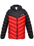 LURE JUNIOR Boys Winter Wear Hooded Puffer Jacket For Kids Blood Red 12-18 Months