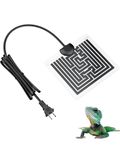 Pawfly 5 W Reptile Heat Pad 6 x 5.5 Inch Reptile Heating Pad Under Tank Terrarium Safe Fast Heating Mat Heat Mat for Turtles Frogs Snakes Lizards Geckos Hermit Crabs Spiders & Other Reptiles
