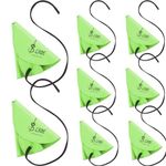 Yinder 8 Pcs Clarinet Swab Clarinet Cleaning Cloth Pull Through Swab Instrument Cleaner Cloth Clarinet Cleaning Cloth Swab for Inside Tube Suitable Clarinet Piccolo Flute Sax Saxophone (Green)